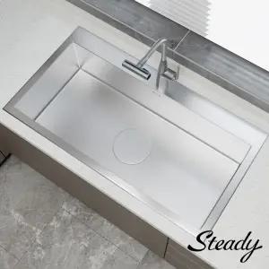 AK Steady 9952 엠보 코팅 주방 사각싱크볼 교체 리폼용