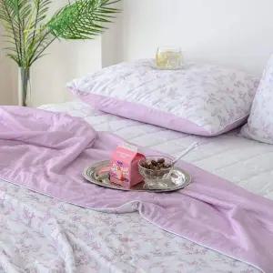 [알티피아]비키 냉감 차렵이불 Q 핑크 여름 사계절 국산 향균