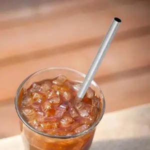 스텐빨대 스텐 휴대용 빨대 세척솔 접이식 재사용 스테인리스빨대