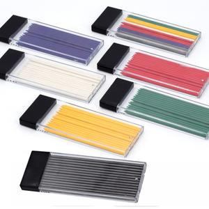 15개/박스 2.8mm 목공용 자동 연필심 다색 교체 가능 심 쓰기 부드러운 필기 도구