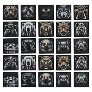 밀리터리 실사 동물 눈 야광 패치 와펜