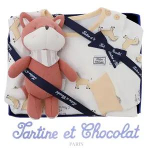 [갤러리아] (쇼콜라/임신/출산/백일/돌/조카) 조랑말슬림상하 + 여우인형 2종세트