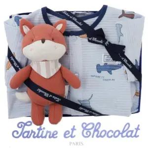 [갤러리아] (쇼콜라/임신/출산/백일/돌/조카) 상어내의 + 여우인형 2종세트