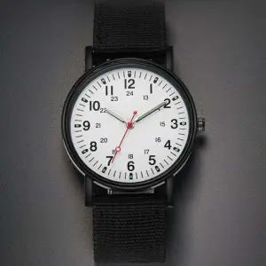 슬림 나토 밴드 저소음 손목 시계 기념품 학생 시험