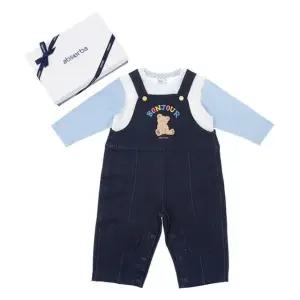 [갤러리아] (압소바출산백일돌아기외출복.오버올.멜빵바지)베어오버올세트(A11-21206)