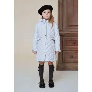 [갤러리아] 빈(BEEN)초등 키즈 아이보리 리본 퀄팅코트 (BA12CT02IV)