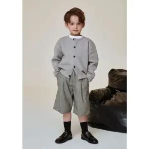 [갤러리아] 빈(BEEN)초등 키즈 그레이 체크  반바지(BA11PT04GY)