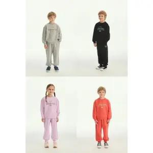 [갤러리아] 베네통키즈 맨투맨트레이닝상하세트(4컬러) QAMT13561/QATP04561ST