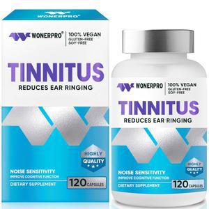 울리는 귀를 위한 WONERPRO 이명 - 귀 을 지원하고 남녀의 울림을 줄여주는 120캡슐