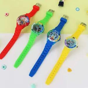 옥스포드 블록 베젤 라이트 바늘 시계 어린이 워치