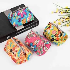 동전지갑 플라워 일본여행코디 여행용품 여성동전지갑 캐주얼 일본여행코디