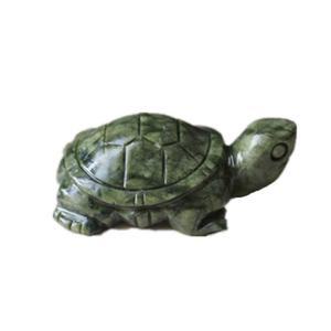 옥거북이 행운 장수 난유 풍수인테리어 조각상 15cm 재물운 쫓는 풍수 거북이 개업 풍리