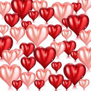 필러 꽃병 웨딩 14/20/30mm 발렌타인 워터 펄 핑크 분홍색, 발렌타인 펄, 없음(레드, 클래식 스타일) 플로팅 120개 젤 캔들용 하트 식탁용