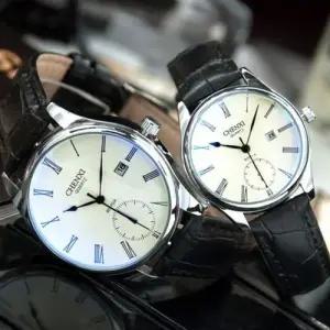 P 가죽시계 손목시계 커플시계 MO-8007A WD30034