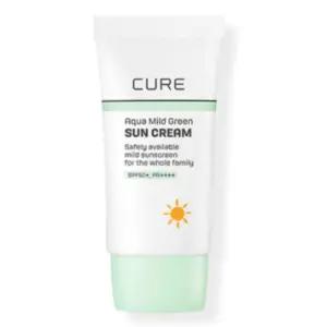 김정문알로에 선크림 아쿠아 마일드 그린 무기자차