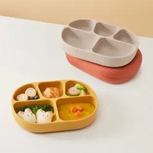 락앤락 유아식 자기주도 실리콘 식판 리틀럽 넓은 와이드 흡착판