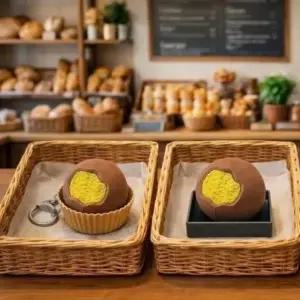 두쫀쿠 키캡 키링 클리커 가장 핫한디저트 두바이 쫀득쿠키 키링