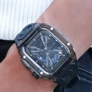 애플워치 울트라11 10 9 8 7 49mm 44mm 45mm 46mm 스트랩케이스용 투명 개조 키트 아이워치 시리즈 6 밴드