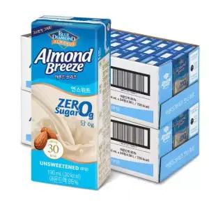 매일유업 블루다이아몬드 아몬드 브리즈 언스위트 190ml  48개