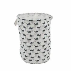 ( )린넨 장난감 정리 함 고래 장난감보관함 수납바구니 패브릭바구니