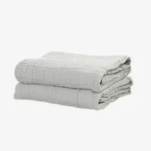 케라타 다용도 아기 목욕 타월 출산 선물 그레이 2SET