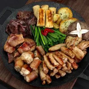 소곱창 대창 막창 염통 모듬구이 한판 세트 760G 소스포함 밀키트 HACCP