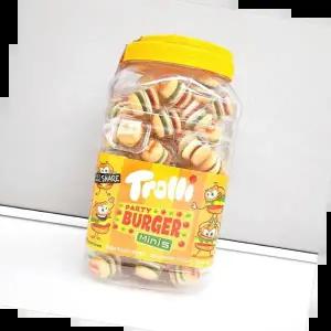 가공식품 트롤리 미니버거 모양젤리 900g