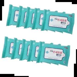 손소독티슈 안심 손세정용 물티슈 100개(한박스) 20매