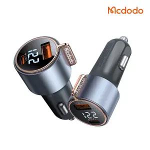 [맥도도] 75W 디스플레이 2포트 차량용 고속충전기 C타입+USB-A타입 CC369