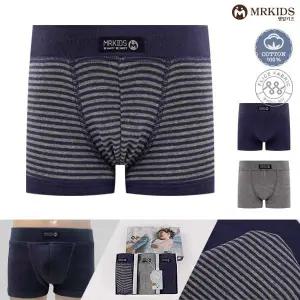 젠틀 순면 남아드로즈팬티 아동사각속옷 3종세트