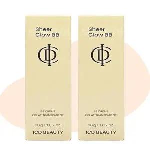 1+1 인셀덤 비비크림 쉬어 글로우 비비 30g /QR부착 100 최신 입고(AD)