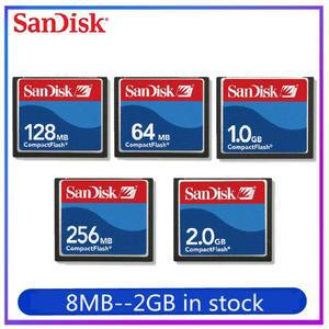 샌디스크 컴팩트 플래시 카드 2GB 1GB 512MB 256MB 128MB 64MB 32MB CF 메모리 카드 CF 카드 산업용 장비 CNC 광고