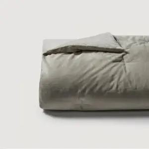 자주 극세사 이불 발열 온감 차렵이불 SS 카키그레이