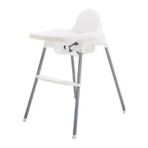 원더파파 유아 이유식 의자 하이체어 높이조절 화이트