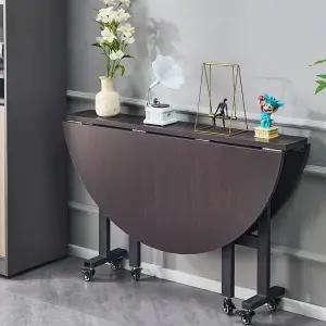 접이식 원탁 대형 테이블 공간활용 이동식 원형 식탁