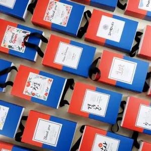 달방아 청사초롱 답례품 결혼식 돌잔치 (강정+약과 50세트)