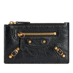 골드 스터드 가죽 카드지갑 810607 210F6 1000