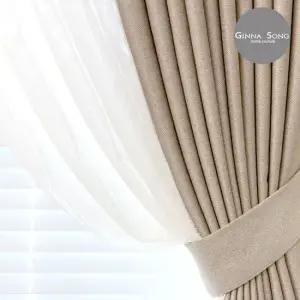 지나송 더비 암막커튼+코디커튼 풀세트 슈퍼와이드