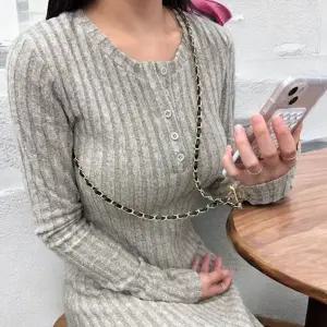 가방끈 스트랩 체인줄 블랙-WFIQD1S