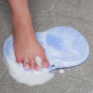고품질 실리콘 풋브러쉬 발세척매트 블루 발세척매트 발씻기 풋브러쉬 발씻는매트 발닦이 WFISS4R