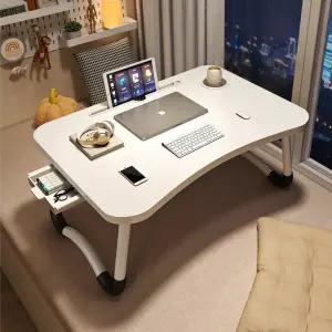 보드겜 접이식 베드테이블 침대 테이블 서랍 베이지 J131