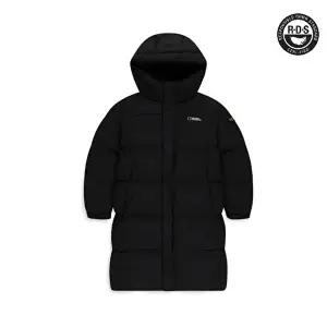 [셀러허브 스포츠레저]내셔널지오그래픽 키즈s K254UDW990 키즈 카이만 롱 구스 다운 점퍼 CARBON BLACK