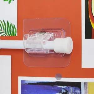 다용도 접착식 커튼봉후크 무타공 수건 압축후크 WE4025A