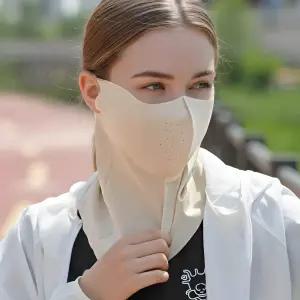 GRS 심리스 쿨스킨 여름 자외선차단 마스크 안면 쿨 마스크 골프 등산 런닝 산책 여름용 얼굴 햇빛가리개