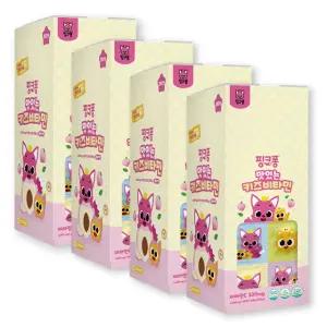 핑크퐁 맛있는 데일리 키즈 비타민캔디 (대용량 250정) 개별포장 4개