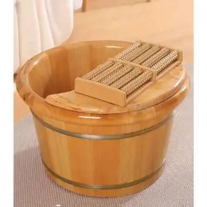 족욕기 족탕기 원목 풋케어 족욕통 간이 마사지 이동식