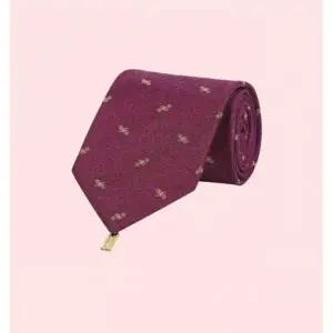 닥스 실크혼방 올오버 로고 넥타이 악세서리 바이올렛 DKF1ACF1221V1 4514698