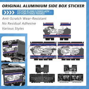오토바이 알루미늄 사이드 박스 데칼 팬니어 케이스 스티커 F750GS GSA R1200GS ADV R 적합