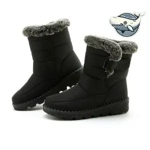 겨울용 방한 패딩 부츠 푹신한 양털 털 포근한 여자가을신발 앵글부추 발목부츠