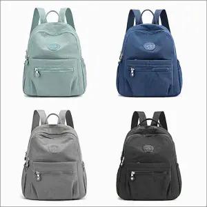 [골드스마일]가방 여자 멀티포켓 4컬러 캐주얼 나일론 데일리 백팩 생활방수